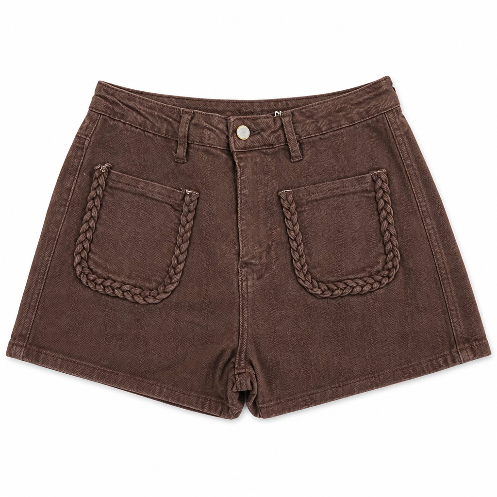 Colored jeans Rose brown