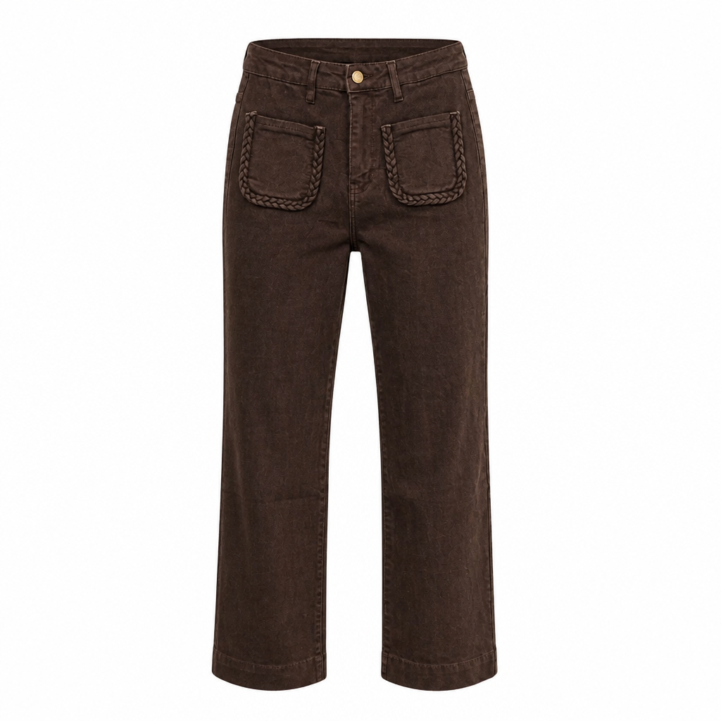 Colored jeans Rose brown