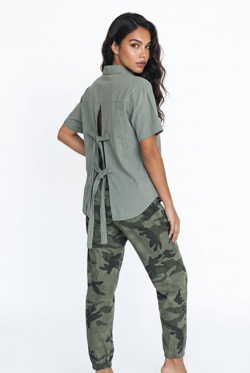 Blouse short sleeves
