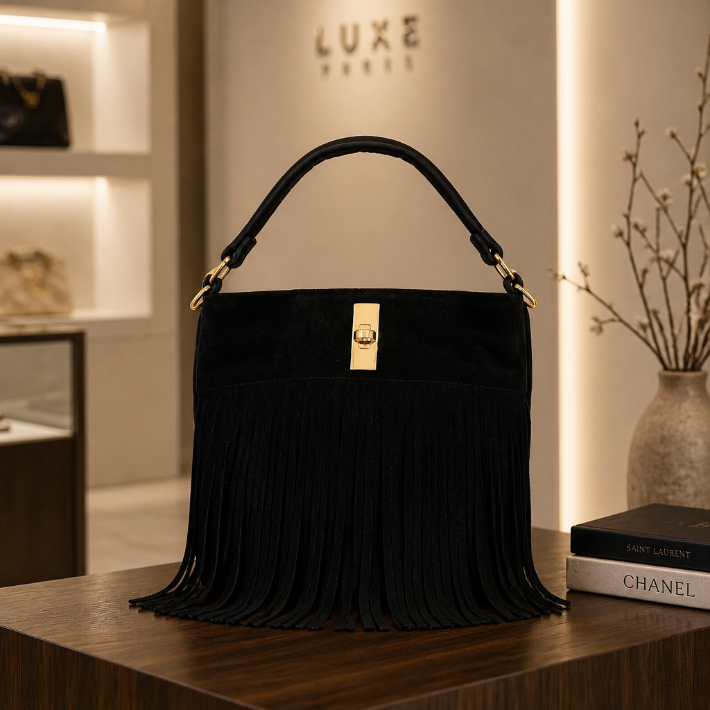 Elegant fringe bag